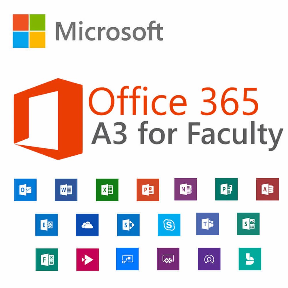 Microsoft 365 A3 para facultades (Licencia anual)